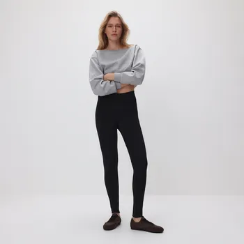 Dámské kalhoty Reserved - Hladké legíny - černý - 921HS-99X - 921HS-99X-L