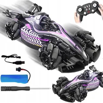 RC model auta AUTO NA DÁLKOVÉ OVLÁDÁNÍ RC 360° S VYPUŠTĚNÍM PÁRY, 2.4GHZ, LED SVĚTLA