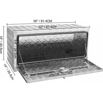 Schránka na nářadí pro podvozek nákladního automobilu 914x355x405MM