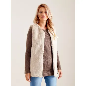 Dámská vesta AT vesta KZ 4102 1.20P světle béžová M/L