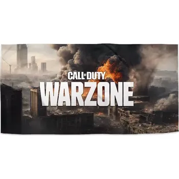 Ručník Ručník s potiskem Call of Duty Warzone - město - Sablio - 30x50 cm
