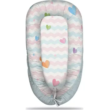 Hnízdečko pro miminko Sablio Hnízdečko pro miminko Barevná srdíčka