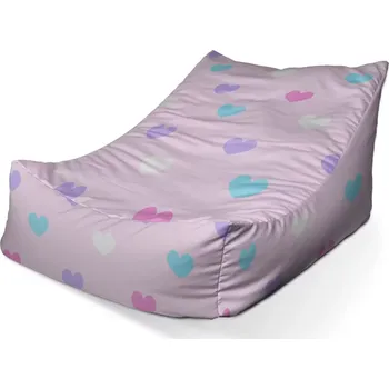 Sedací pytel Sedací vak Lounge Srdce vedle srdce - Sablio - 120 x 100 x 80 cm