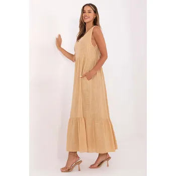 Dámské šaty TW SK BI šaty 28007.63 camel L