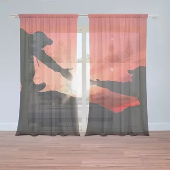 Záclona Sablio Záclony Horolezci: 2 ks - 150x250 cm - Sablio