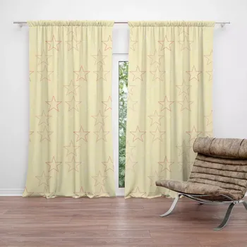 Závěs Sablio Závěsy Hvězdy: 2 ks - 140x250 cm - Sablio