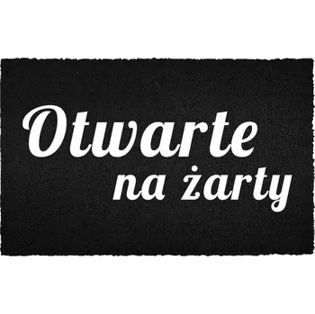 Rohožka Vstupní rohožka 40x60 cm černá kokosová - Vítejte s humorem