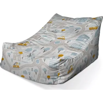 Sedací pytel Sedací vak Lounge Cestičky s dopravou - Sablio - 120 x 100 x 80 cm