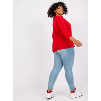 Dámská košile Halenka RV BZ 7504.81P červená jedna velikost