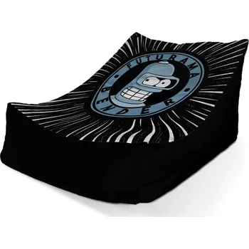 Sedací pytel Sablio Sedací vak Lounge Futurama Bender Vesmír - 80 x 95 x 50 cm