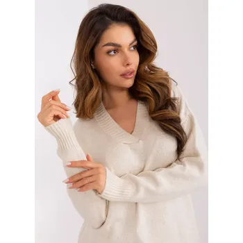 Dámský svetr Jumper BA SW 0577.32X světle béžová jedna velikost