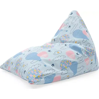 Sedací pytel Sablio Sedací vak Triangl Horkovzdušné barevné balóny: 120 x 100 x 100 cm - Sablio