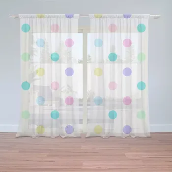 Záclona Sablio Záclony Puntík vedle puntíku: 2 ks - 150x250 cm - Sablio