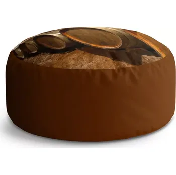 Taburet Sablio Kulatý taburet Circle Sudy: 38x48 cm - Sablio