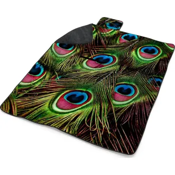 deka Sablio Plážová deka Paví peří: 200x140 cm