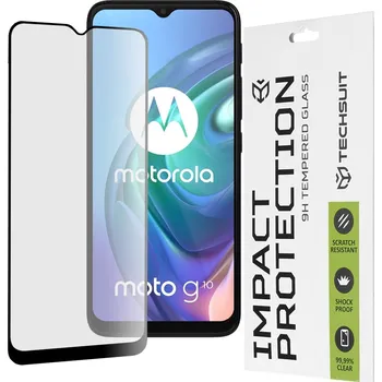 Techsuit 111D Celolepicí sklo černé pro Motorola Moto G10 G20 G30