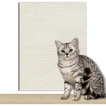 Samolepicí kočičí škrabadlo na zeď | ochrana nábytku - Bílá , 60x60CM