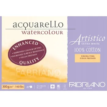 Akvarelové bloky Fabriano A4, 20 ks
