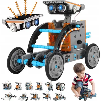ostatní stavebnice Vzdělávací robot ze stavebnice 12v1, 190 dílů, solární pohon, STEM