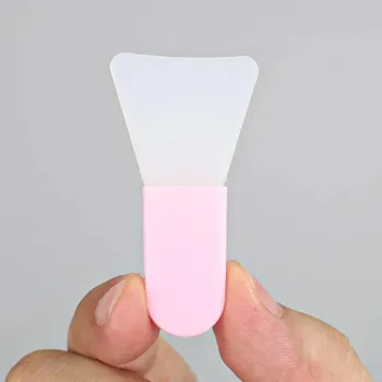 Kosmetický štětec Štětec na masku | kosmetický nástroj - Růžový tvar lopaty