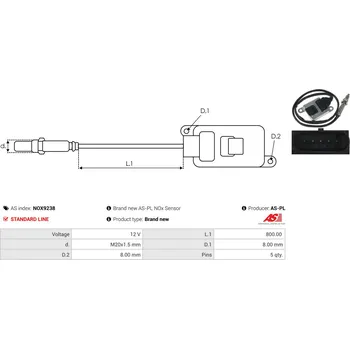 Alternátor Usměrňovač, generátor AS-PL Sp. z o.o. ARC3015