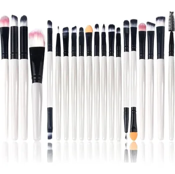 Kosmetický štětec Sada kosmetických štětců na líčení | kosmetické doplňky - Bílá 20 ks