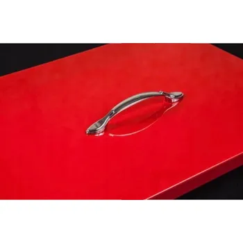 Nábytkové kování Nábytková úchytka klasická stříbrná lesklá 12 x 1,9 x 2,1 cm