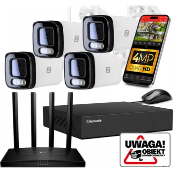 IP kamera Sada pro monitoring Zintronic 4xIKTW430V1-IR9S18MPL-BD