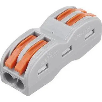 Auto elektroinstalace Svorkovnice spojovací bezšroubová s páčkou průchozí 3+3 do 25mm 10KS