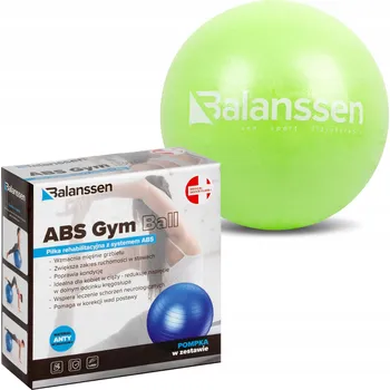 Gymnastický míč Klasický míč Balanssen 20 cm, odstíny zelené