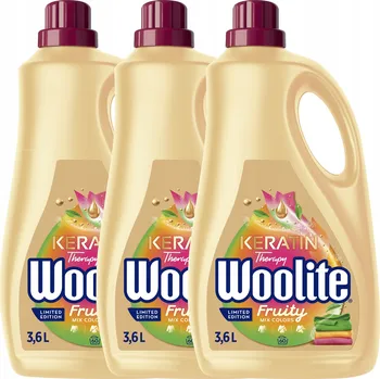 Prací gel Woolite Fruity prací prostředek na barevné prádlo s keratinem 3,6 l / 60 praní