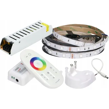LED páska LED pásek 10 m SMD5050 RGB AKB-Poland s dotykovým dálkovým ovládáním