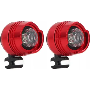 IP kamera DŘEVÁKY REFLEKTOR DEKORATIVNÍ SLITINA HLINÍKU ABS IPX5 2KS ČERVENÉ