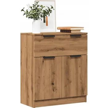 Komoda VidaXL Komoda, dub artisan, 60x30x70 cm, dřevotříska