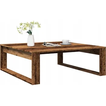 Konferenční stolek Konferenční stolek VidaXL 856690 čtvercový 100 x 100 x 35 cm, odstíny hnědé