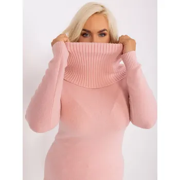 Dámský svetr PM SW PM724 jumper.26P světle růžová L/XL