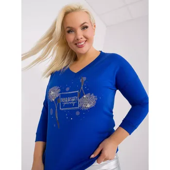 Dámská košile Halenka RV BZ 9030.23X kobalt jedna velikost