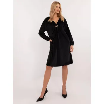 Dámské šaty Šaty DHJ SK 19890.86P černé jedna velikost