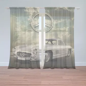 Záclona Sablio Záclony Mercedes-Benz 300 SL Na silnici: 2ks 150x250cm