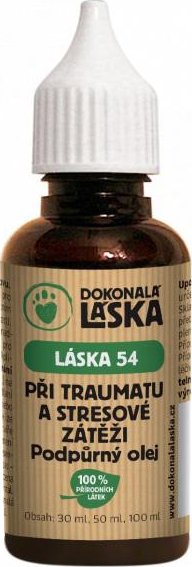 Dokonalá Láska 54 Při traumatu a stresové zátěži olej 30 ml