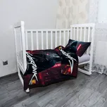 Sablio Mikroplyšové povlečení do dětské postýlky Cyberpunk 2077 Pohled do města - 100x135 / 40x60