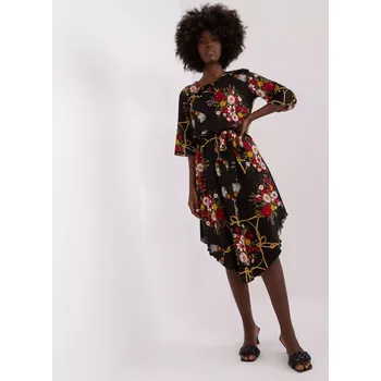 Dámské šaty LK SK 507510 šaty.31P černá a červená 40