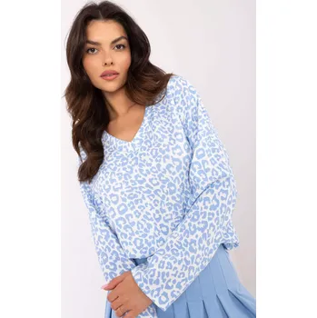 Dámská košile Halenka MI BZ 391739.34 bílo-modrá jedna velikost