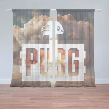 Záclona Sablio Záclony PUBG Exploze 1: 2 ks - 150x250 cm - Sablio