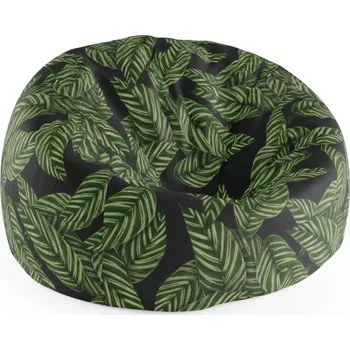 Sedací pytel Sablio Sedací vak Cocoon Abstrakce listů - 75 x 45 x 35 cm