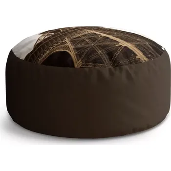 Taburet Sablio Kulatý taburet Circle Eiffelova věž 6: 38x48 cm - Sablio