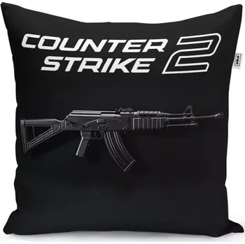 Dekorativní polštářek Dekorační polštář Counter Strike 2 AK - Sablio - 40x40 cm