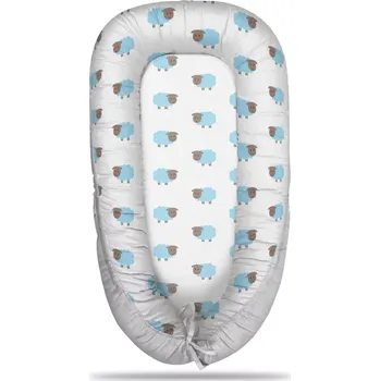 Hnízdečko pro miminko Sablio Hnízdečko pro miminko Modré ovce