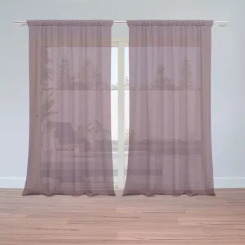 Záclona Sablio Záclony Červeno fialová: 2 ks - 150x250 cm - Sablio