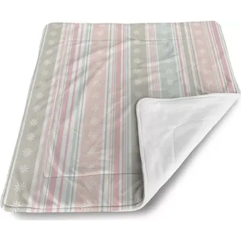 Dětská deka Sablio Dětská deka pro miminko Pruhy a tečky - 80x100 cm